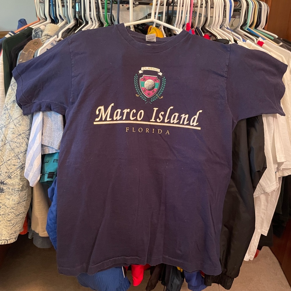Vintage Single Stitch Marco Island Florida Golf T-shirt